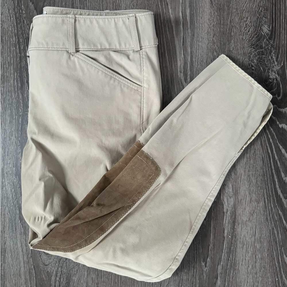Tailored Sportsman Trophy Hunter Mid-Rise Front Zip Boot Sock Breech Tan
